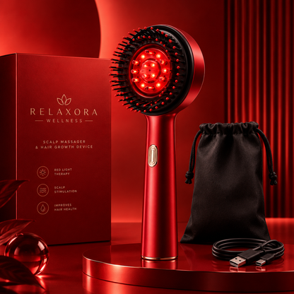 Electric Scalp & Head Massager with Hair Oil Applicator